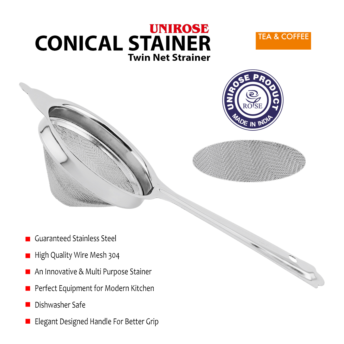 Conical Strainer-Twin Net Strainer