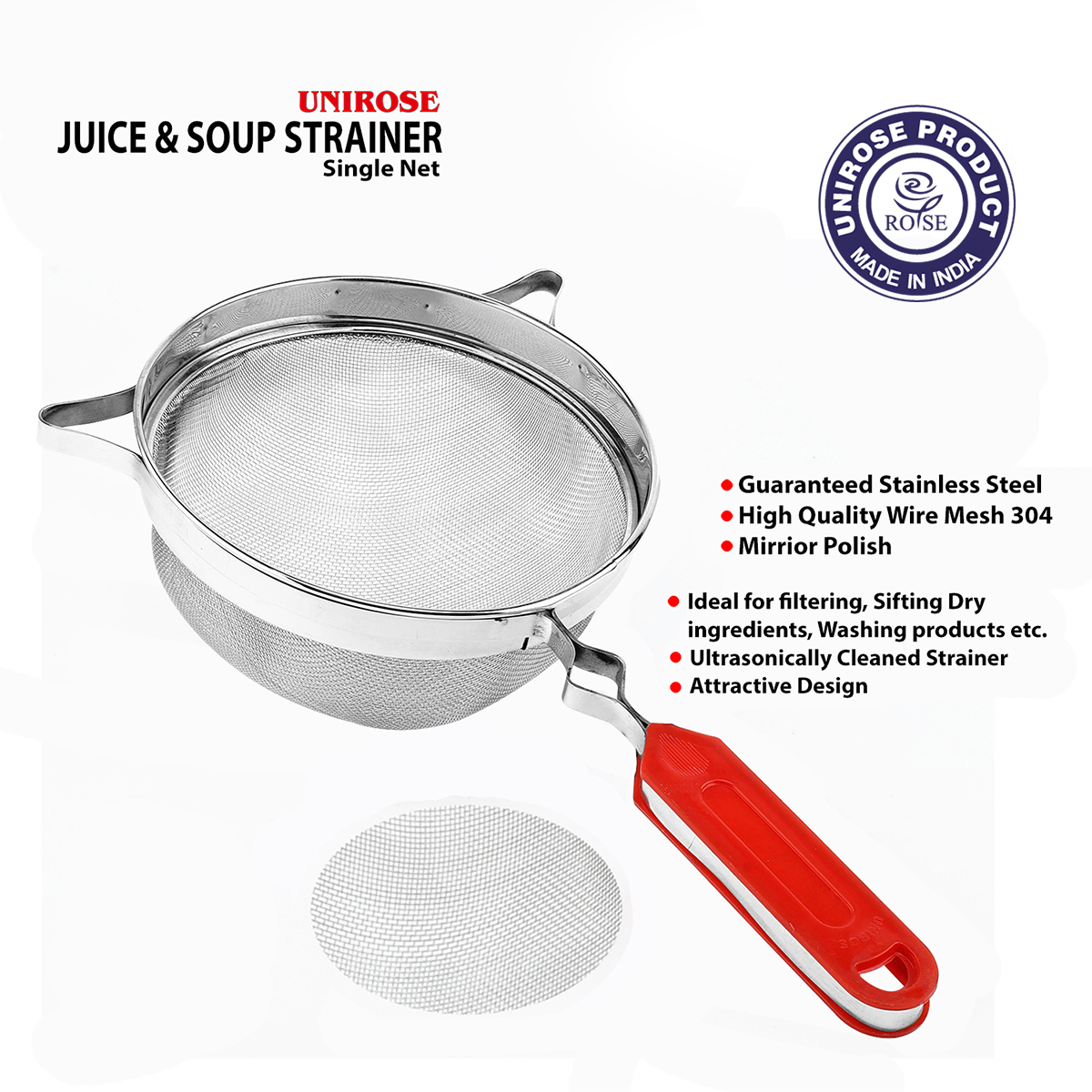 Juice & Soup Strainer- Single Net
