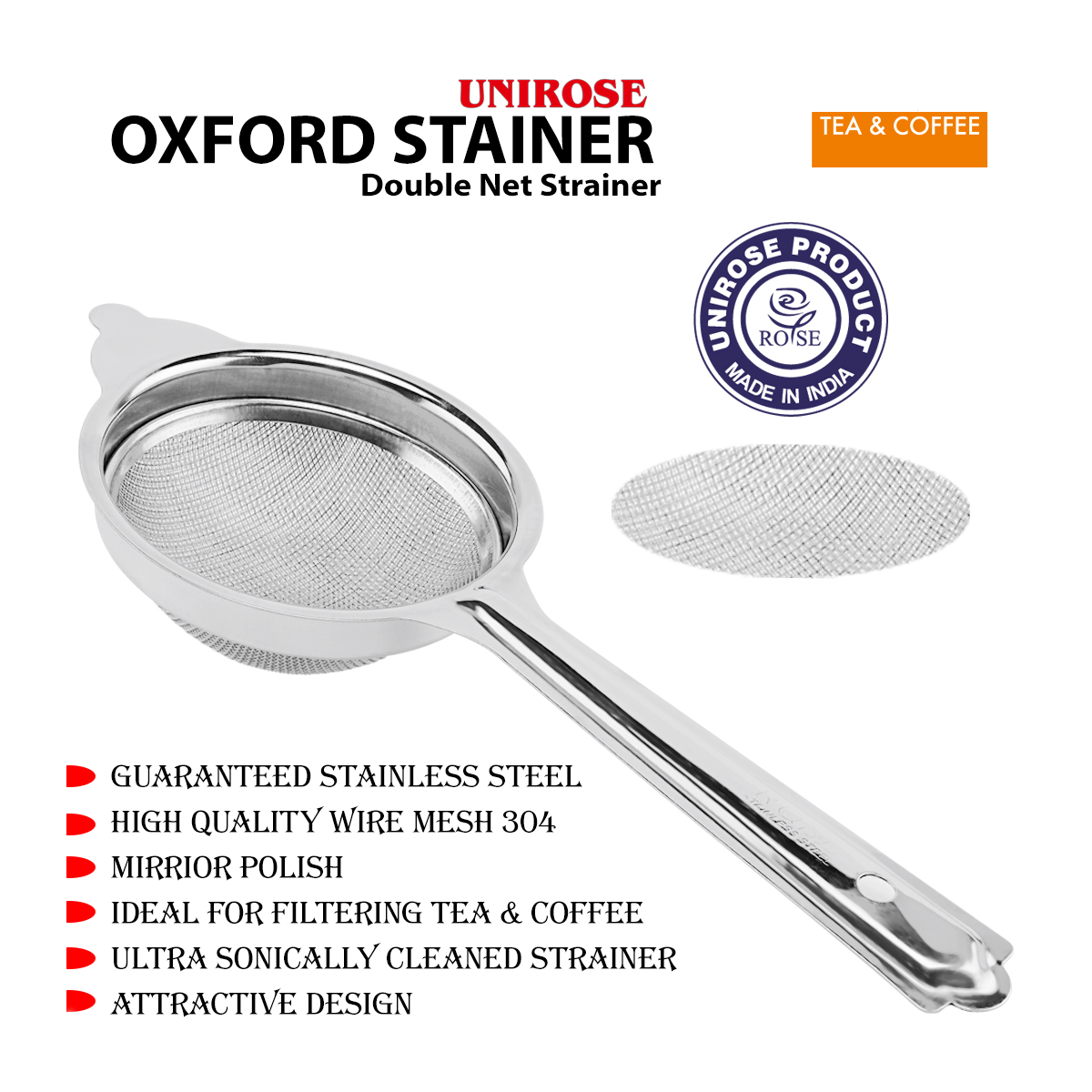 Oxford Strainer-Double Net Strainer